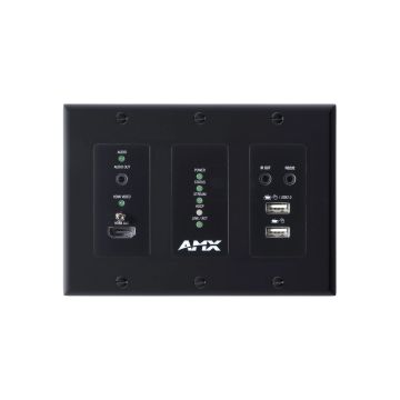 AMX NMX-DEC-N2625D-WP-NA AMX N2625D Decoder Wall Plate w/ Dante, Decora Style sku number AMX-N26D013