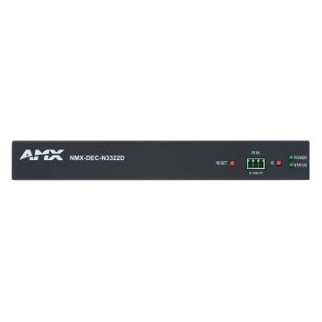 AMX NMX-DEC-N3322D NMX-ENC-N3322D 4K60 H.26x/Dante AV-H Decoder sku number AMX-N33D001