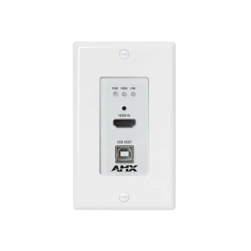 AMX DX-TX-DWP-4K60-BL DXLink 4K60 HDMI Wallplate Transmitter, Black sku number AMX-VTT0001B