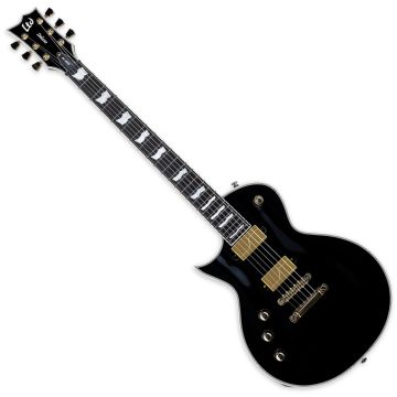 ESP LTD Deluxe EC-1000 Fluence Lefty Black Guitar B-Stock sku number LEC1000BLKFLH-B