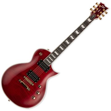 ESP LTD EC-1000T CTM Guitar See Thru Black Cherry B-Stock sku number LEC1000TCTMFMSTBC-B
