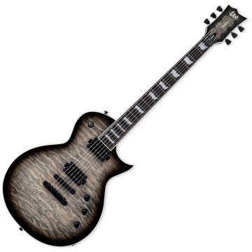 ESP LTD EC-1000T CTM Guitar Charcoal Burst B-Stock sku number LEC1000TCTMQMCHB-B