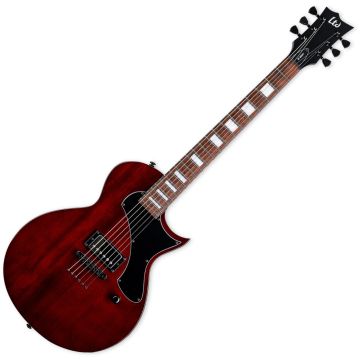 ESP LTD EC-201 Flat Top Guitar See Thru Black Cherry B-Stock sku number LEC201FTSTBC-B