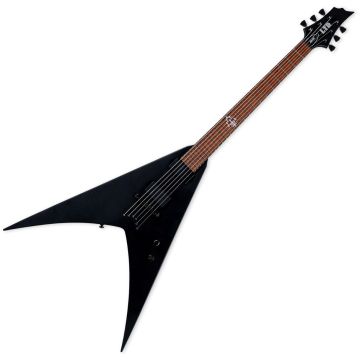 ESP LTD HEX-200 Nergal Electric Guitar Black Satin B-Stock sku number LHEX200BLKS-B