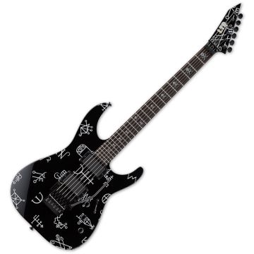 ESP LTD KH-DEMONOLOGY Kirk Hammett Signature Guitar With Tombstone Case B-Stock sku number LKHDEMON-B