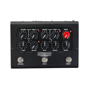 Loudpedal 60-watt 2 channel Ironheart amplifier, Martin Miller signature sku number BCC-LOUDPED-IMM