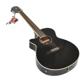 Ibanez AEG10LIIBK Classical Acoustic Lefty Guitar Black B-Stock 0083 sku number AEG10LIIBK-B0083