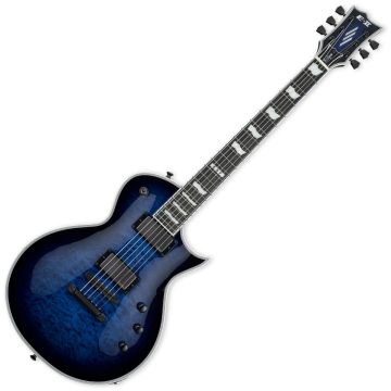 ESP E-II Eclipse QM Electric Guitar Reindeer Blue B-Stock sku number EIIECQMRDB-B