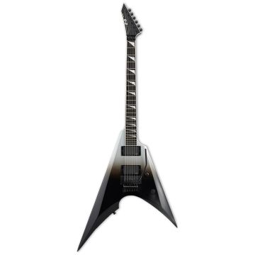 ESP E-II Arrow Black Silver Fade Electric Guitar w/Case B-Stock sku number EIIARROWBLKSFD-B
