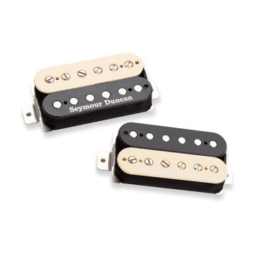 Seymour Duncan Green Magic Humbucker Zebra Pickup Set sku number 11104-17-Z