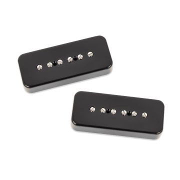 Seymour Duncan P90 Silencer Soapbar Vintage Black Pickup Set sku number 11302-66-Bc-noL