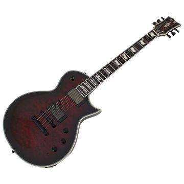 ESP E-II Eclipse QM STBCSB See Through Black Cherry Sunburst Quilted B-Stock 8691 sku number EIIECQMSTBCSB-B8691