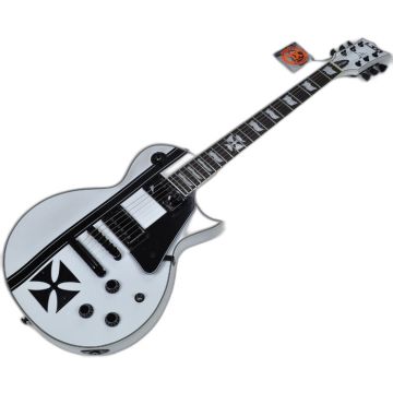 ESP LTD Iron Cross Snow White James Hetfield Guitar with Case B-Stock sku number LIRONCROSSSW.B