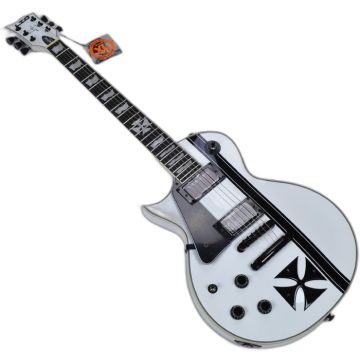 ESP LTD Iron Cross James Hetfield Left Hand Guitar Snow White sku number LIRONCROSSSWLH