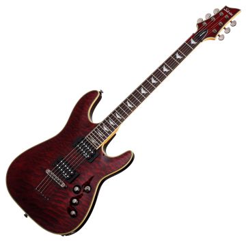 Schecter Omen Extreme-6 guitar in Black Cherry sku number SCHECTER2004