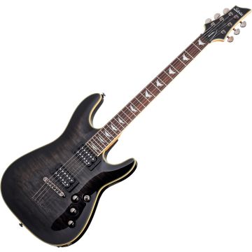 Schecter Omen Extreme-6 guitar in See-Thru Black sku number SCHECTER2025
