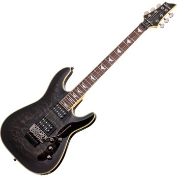 Schecter Omen Extreme-FR guitar in See-Thru Black sku number SCHECTER2027