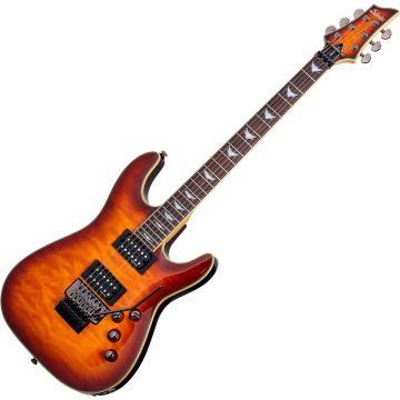 Schecter Omen Extreme-FR guitar in Vintage Sunburst sku number SCHECTER2029