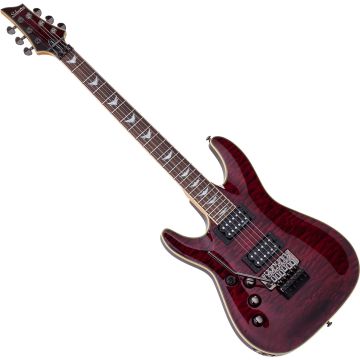 Schecter Omen Extreme-FR LH guitar in Black Cherry sku number SCHECTER2010