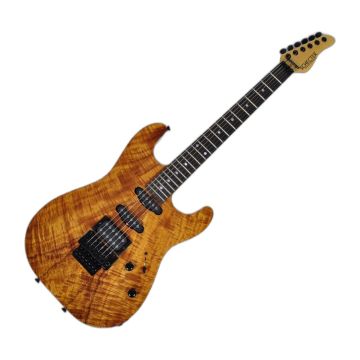 Schecter CET Koa Natural Gloss USA Custom Shop Electric Guitar sku number SCHECTERUCETKNATSD