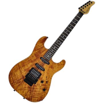 Schecter CET Koa Natural Gloss USA Custom Shop Electric Guitar sku number SCHECTERUCETKNATSD