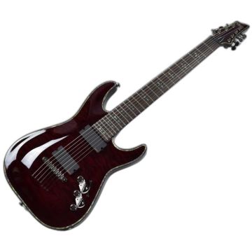 Schecter Hellraiser C-7 guitar in Black Cherry sku number SCHECTER1792