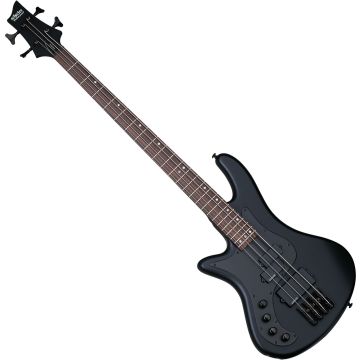 Schecter Stiletto Stealth-4 LH bass in Satin Black sku number SCHECTER2526