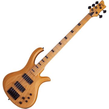 Schecter Riot-5 Session bass in Aged Natural Satin sku number SCHECTER2853
