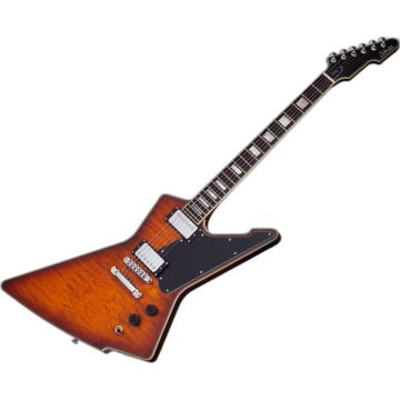 Schecter E-1 Custom Special Edition Electric Guitar in Vintage Sunburst Finish sku number SCHECTER3105