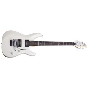 Schecter C-6 FR Deluxe guitar in Satin White sku number SCHECTER435