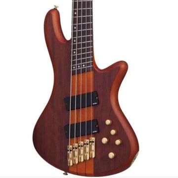 Schecter Stiletto Studio-5 FF Electric Bass Honey Satin sku number SCHECTER2794
