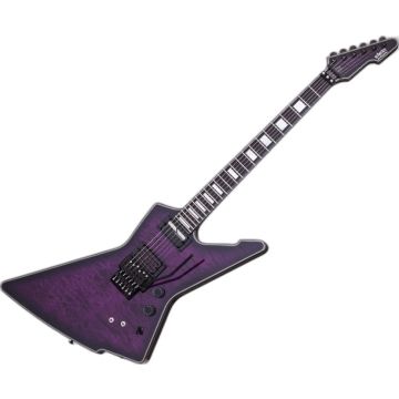 Schecter E-1 FR S Special Edition Electric Guitar in Trans Purple Burst sku number SCHECTER3071