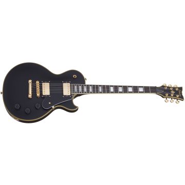 Schecter Solo-II Custom guitar in Aged Black Satin sku number SCHECTER658