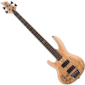 ESP LTD B-204SM Left Handed Bass Guitar in Natural Stain Finish sku number LB204SMNSLH