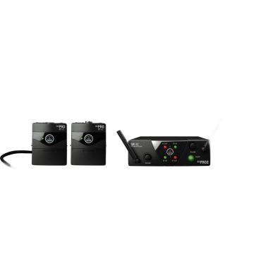 AKG WMS40 Mini Dual Instrumental Set - Band A & B sku number 3351H00050
