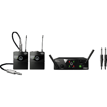 AKG WMS40 Mini Dual Instrumental Set Wireless Microphone System - Band C &amp; D sku number 3351H00060