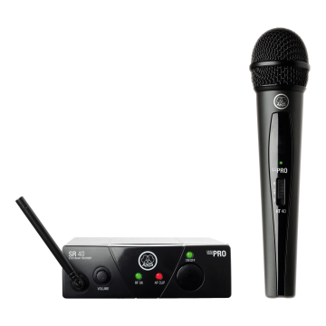 AKG WMS40 Mini Single Vocal Set Wireless Microphone System - Band A sku number 3347X00110