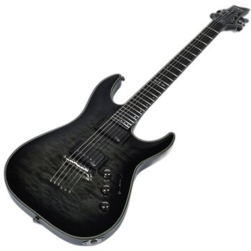 Schecter Hellraiser Hybrid C-1 guitar in Trans Black Burst sku number SCHECTER1922