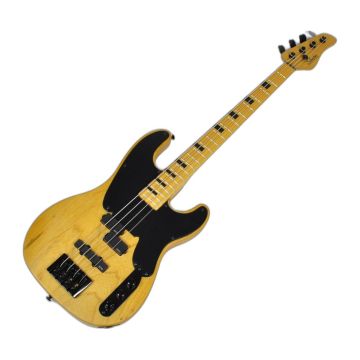 Schecter Model-T Session bass in Aged Natural Satin sku number SCHECTER2848