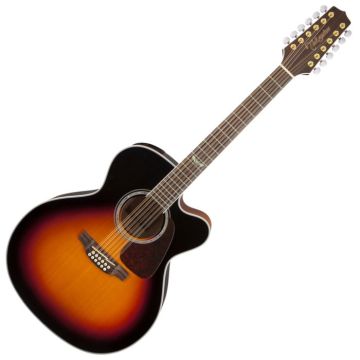 Takamine GJ72CE-12BSB 12 String Acoustic Guitar Brown Sunburst B-Stock sku number TAKGJ72CE12BSB-B