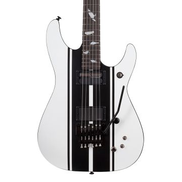 Schecter DJ Ashba guitar in Satin White sku number SCHECTER279