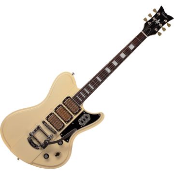 Schecter Ultra-III guitar in Ivory Pearl sku number SCHECTER295