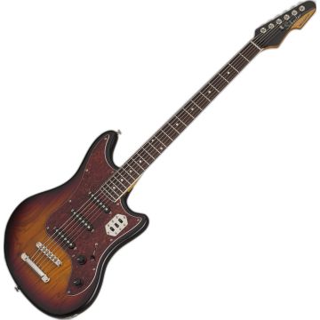Schecter Hellcat-VI guitar in 3-Tone Sunburst Pearl sku number SCHECTER293
