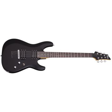 Schecter C-6 Deluxe guitar in Satin Black sku number SCHECTER430