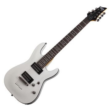 Schecter Omen-7 Electric Guitar in Vintage White Finish sku number SCHECTER2067
