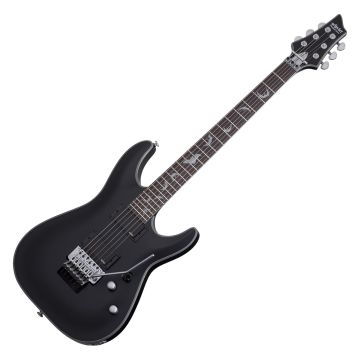 Schecter Damien Platinum 6 FR guitar in Satin Black sku number SCHECTER1183