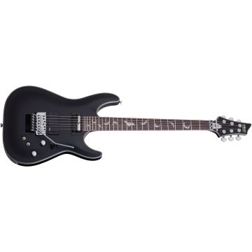 Schecter Damien Platinum-6 FR S guitar in Satin Black sku number SCHECTER1189
