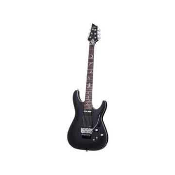 Schecter Damien Platinum-6 FR S guitar in Satin Black sku number SCHECTER1189