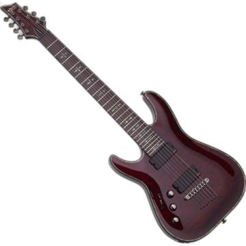 Schecter Hellraiser C-7 LH guitar in Black Cherry sku number SCHECTER1796