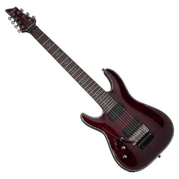 Schecter Hellraiser C-7 FR LH guitar in Black Cherry sku number SCHECTER1832